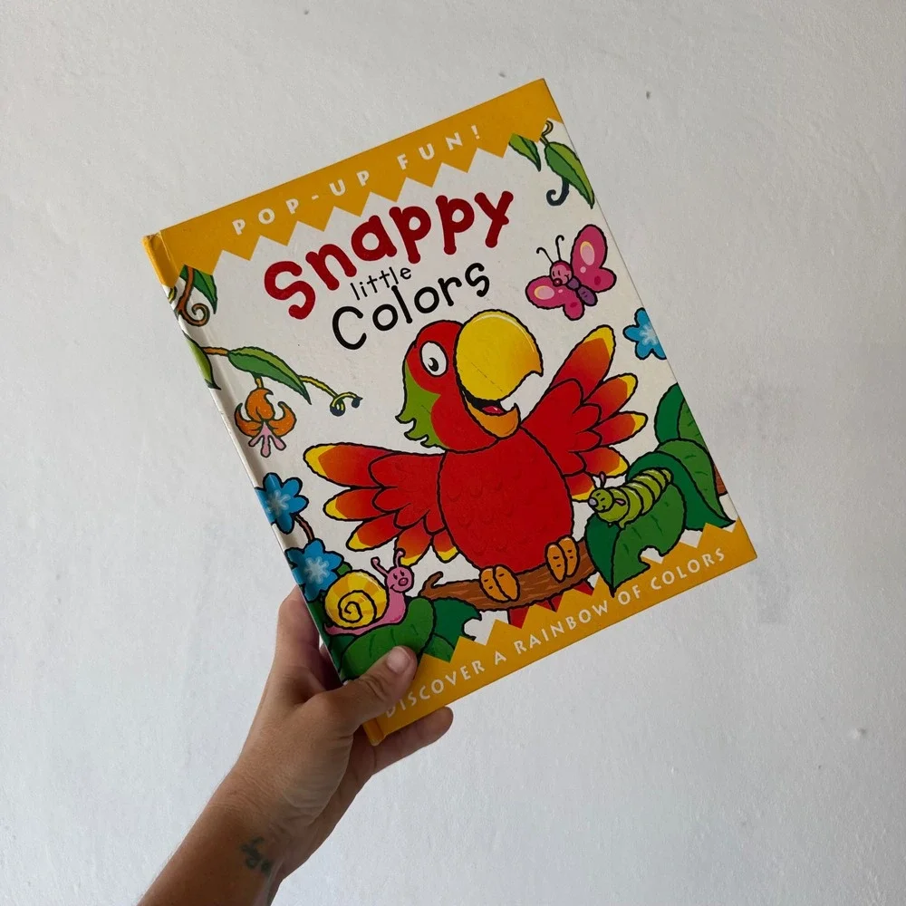Vintage 2003 Snappy Little Colors Pop-Up Fun Hardcover Book Happy Snappy